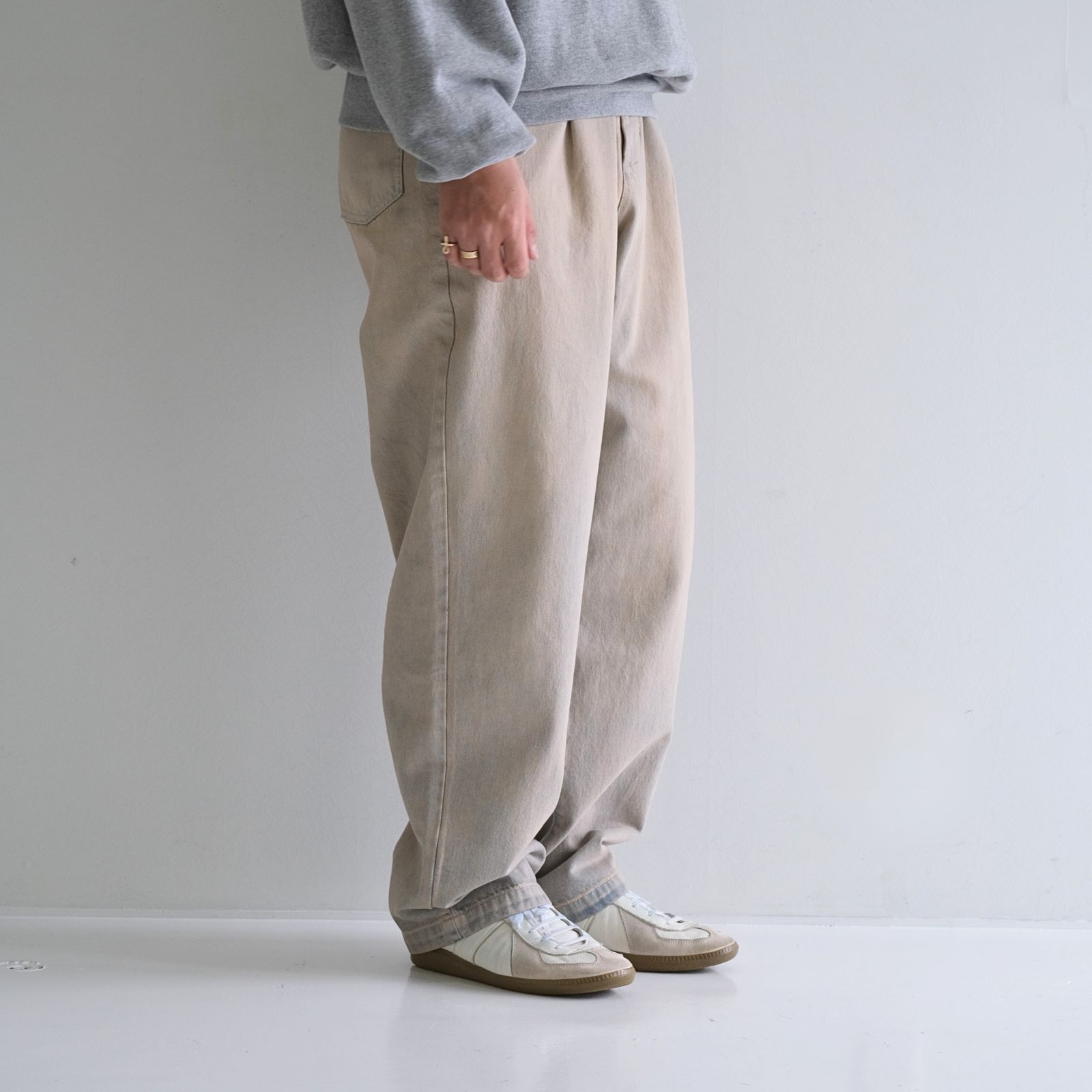 Fragment Denim Pleat Pant / デニム / フェード