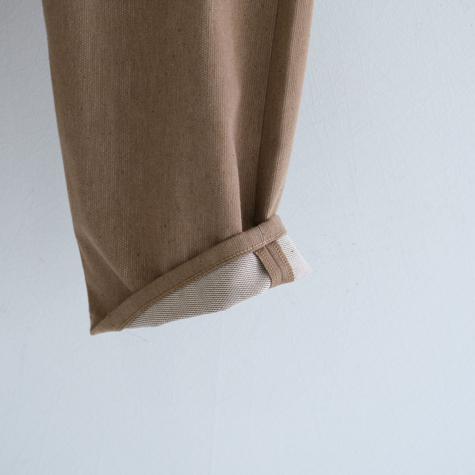5PK COTTON PIQUE WIDE PANTS / Unstained / organic cotton / パンツ / D.Brw