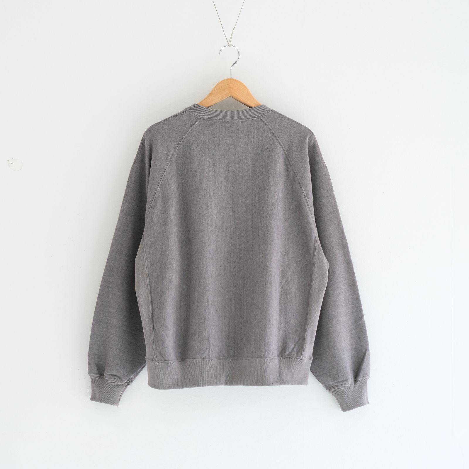 ULTERIOR - FADED SILKY TERRY RW SWEAT SHIRT / スウェット