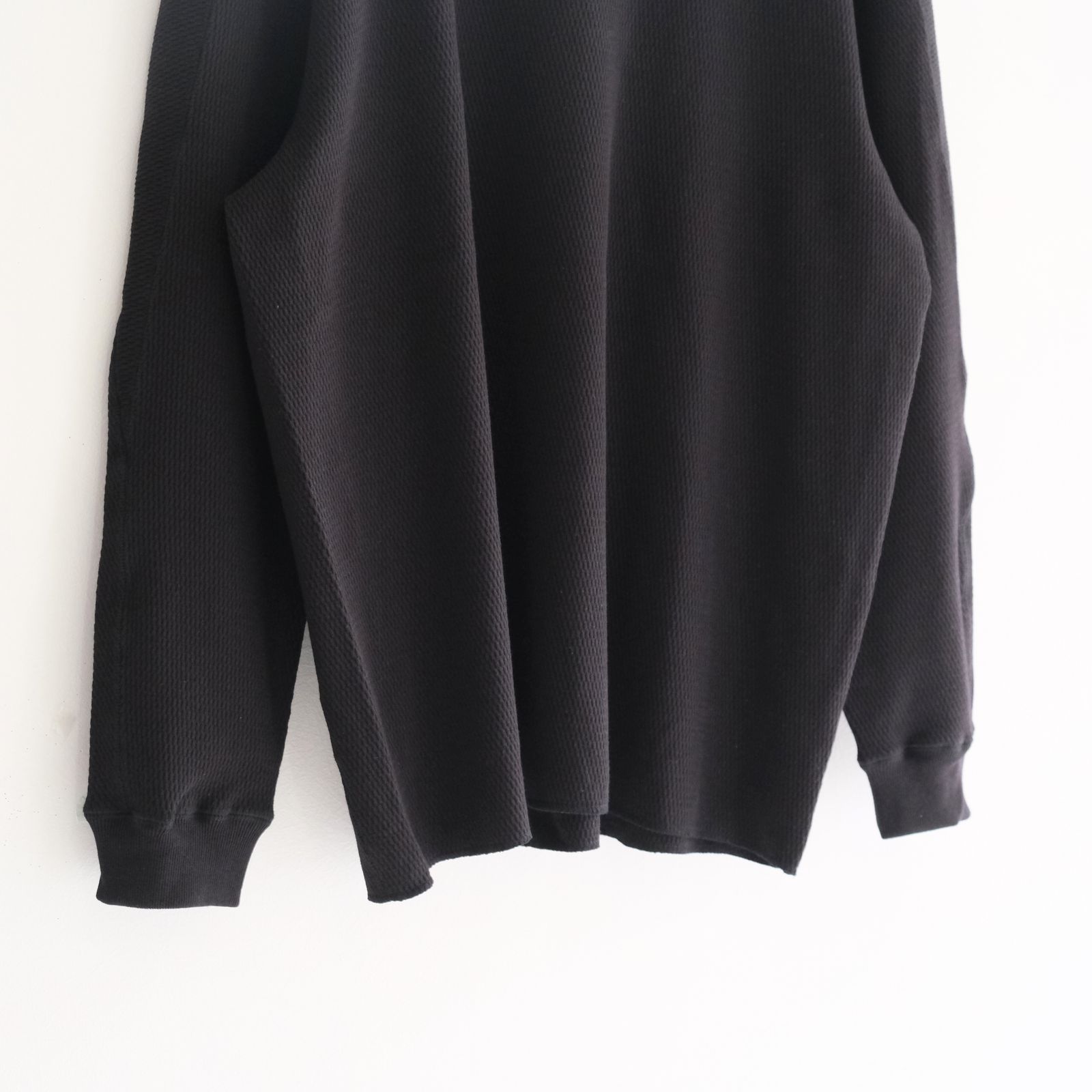 HEAVY WEIGHT THERMAL SHIRTS / サーマル / ロンT / ロングスリーブTシャツ / Black