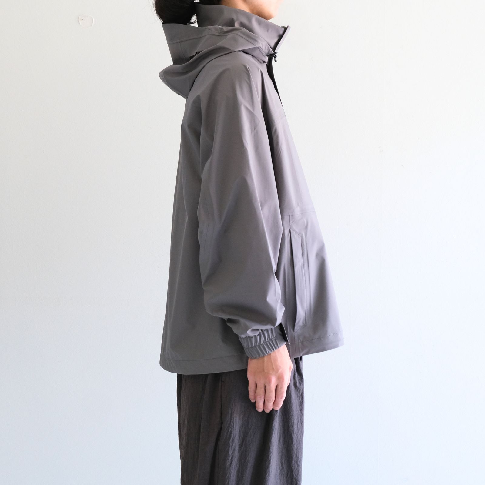 Temporal Fold Shell JKT / テンポラル フォールド シェル ジャケット（GREY）