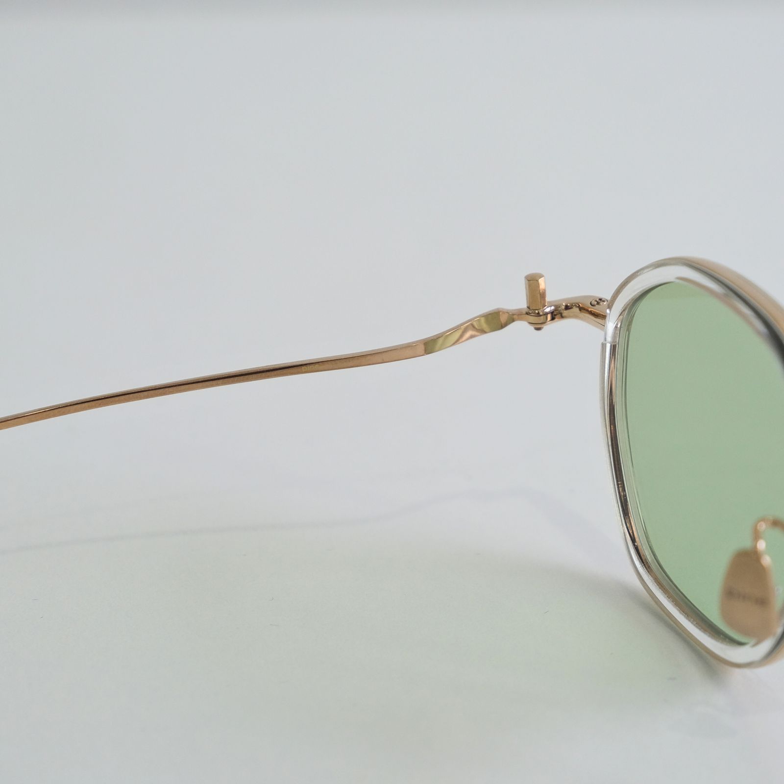 1042SG / clear × gold / IGUANA GREEN / サングラス / 眼鏡