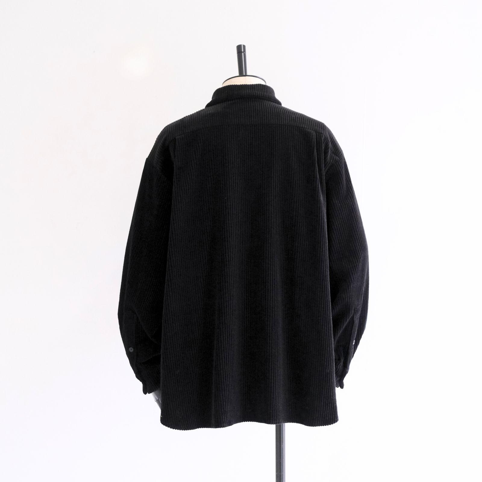 【残り1点】Corduroy Skipper Shirts（Black）