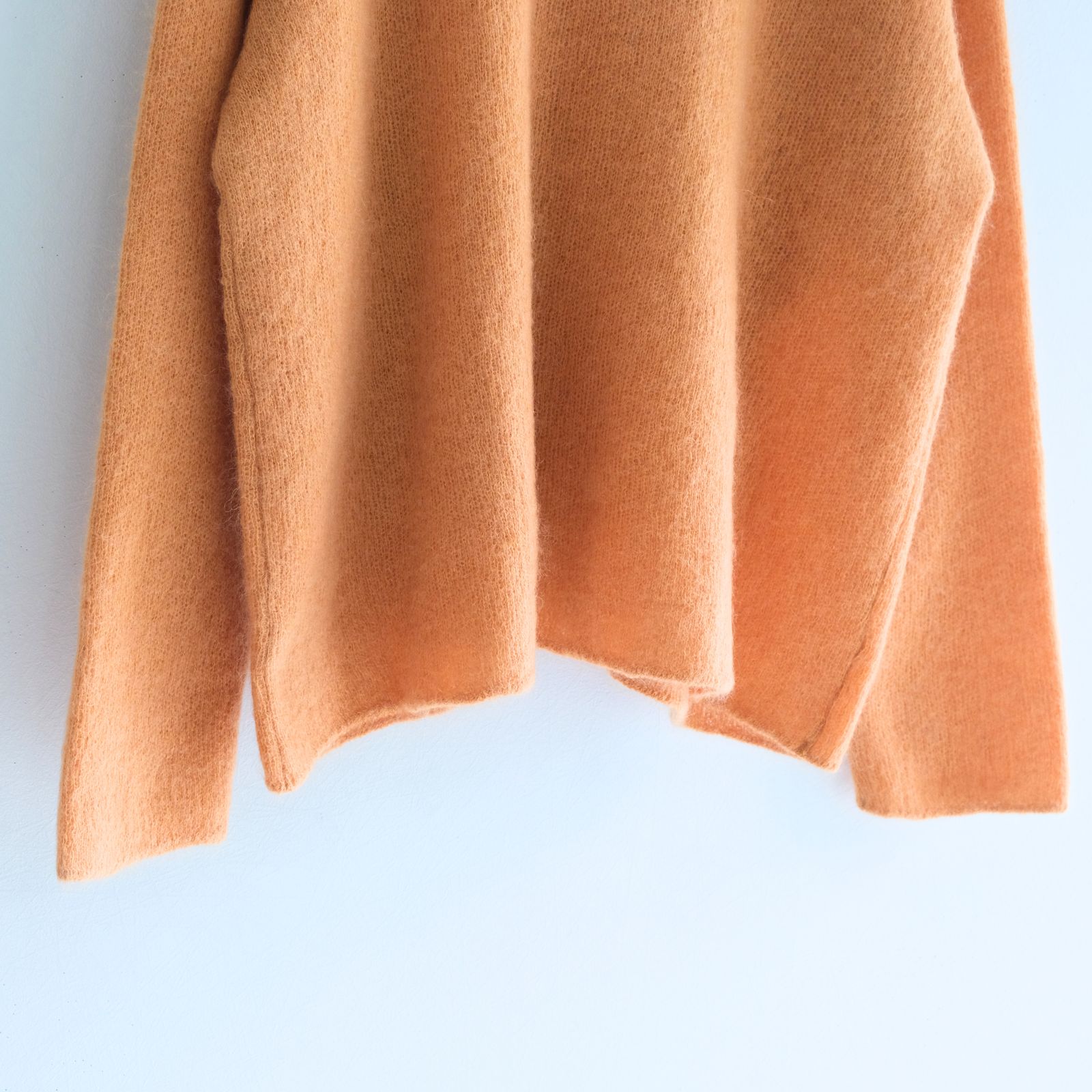 【残り1点】Kid Mohair Knit Shirts（Orange）