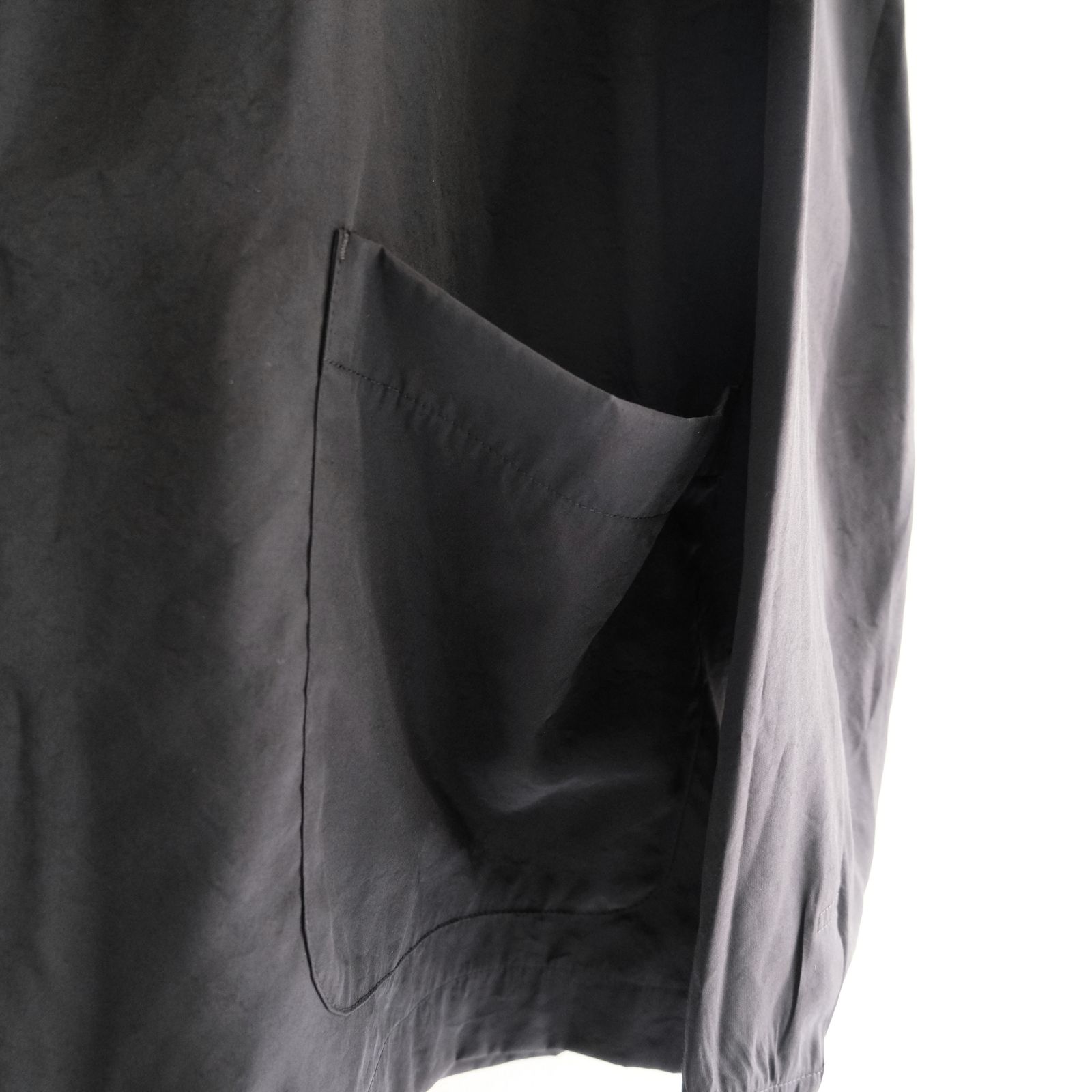 【販売開始 : 7/18 (土) 00:00~】Cupro Nylon Single Breasted JKT（Black）