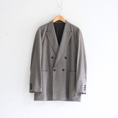 【残り1点】W/S HERRINGBONE STRIPE DB JKT（TAUPE GREY）