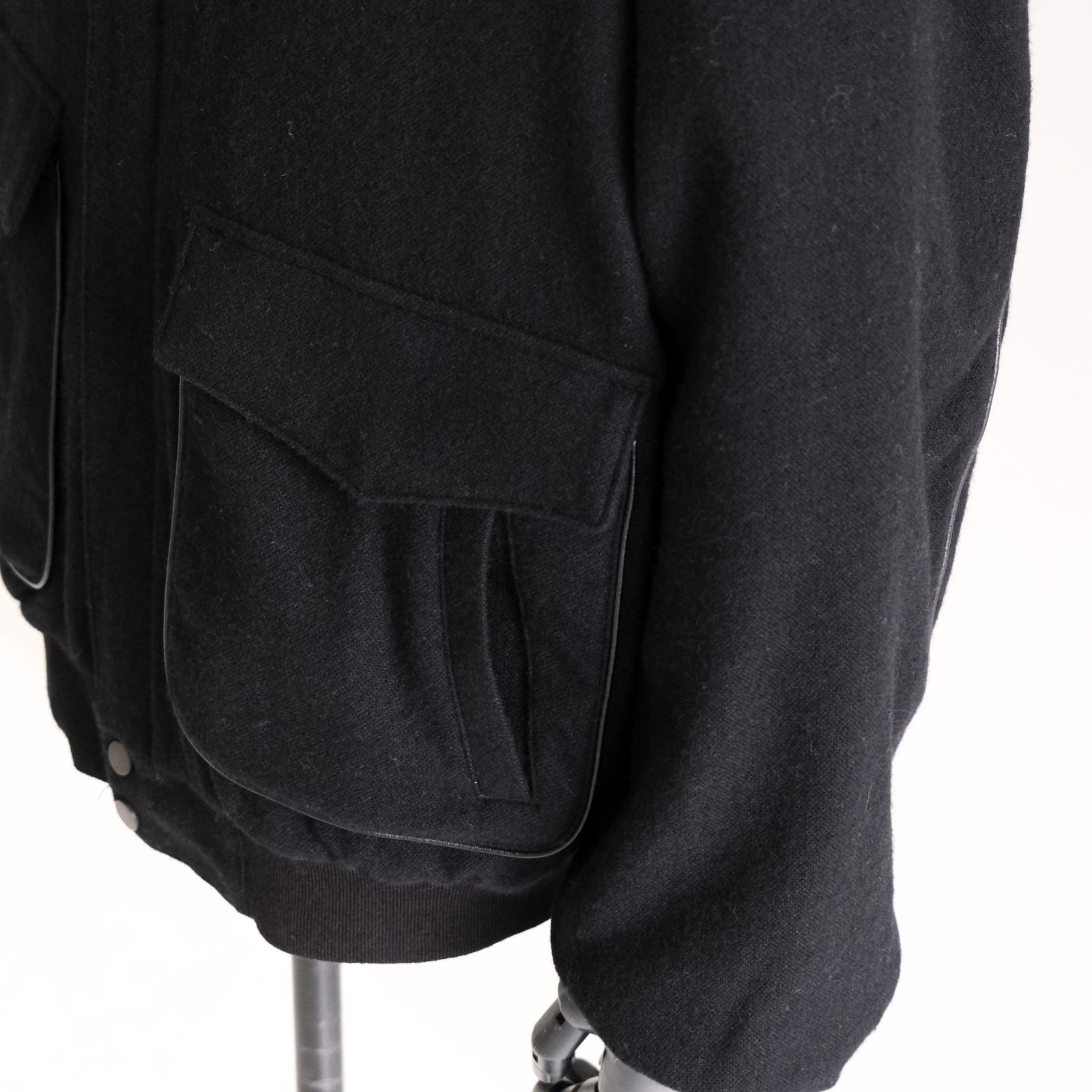 【残り1点】WOOL RACING BLOUSON（BLACK）