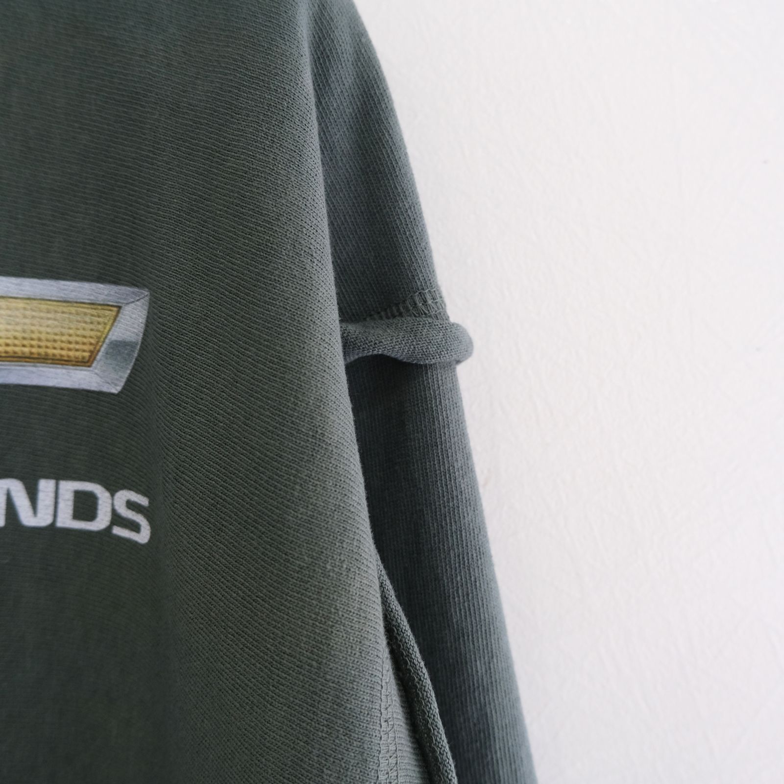 【残り1点】DETROIT LOGO CUTOFF LS TEE（FOREST GREEN）