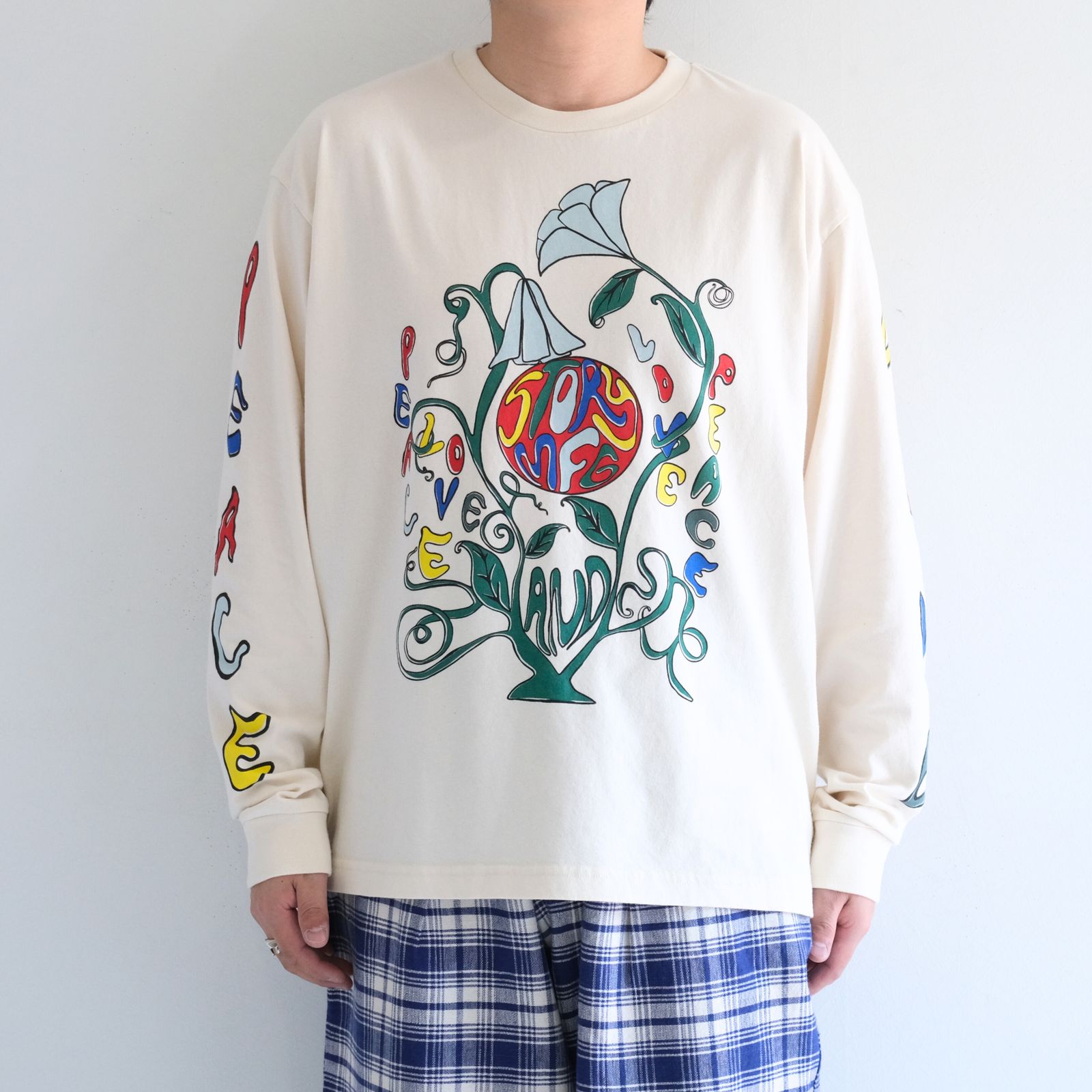 GRATEFUL TEE LS / グレートフルTシャツ 長袖（PEACE PLANT）