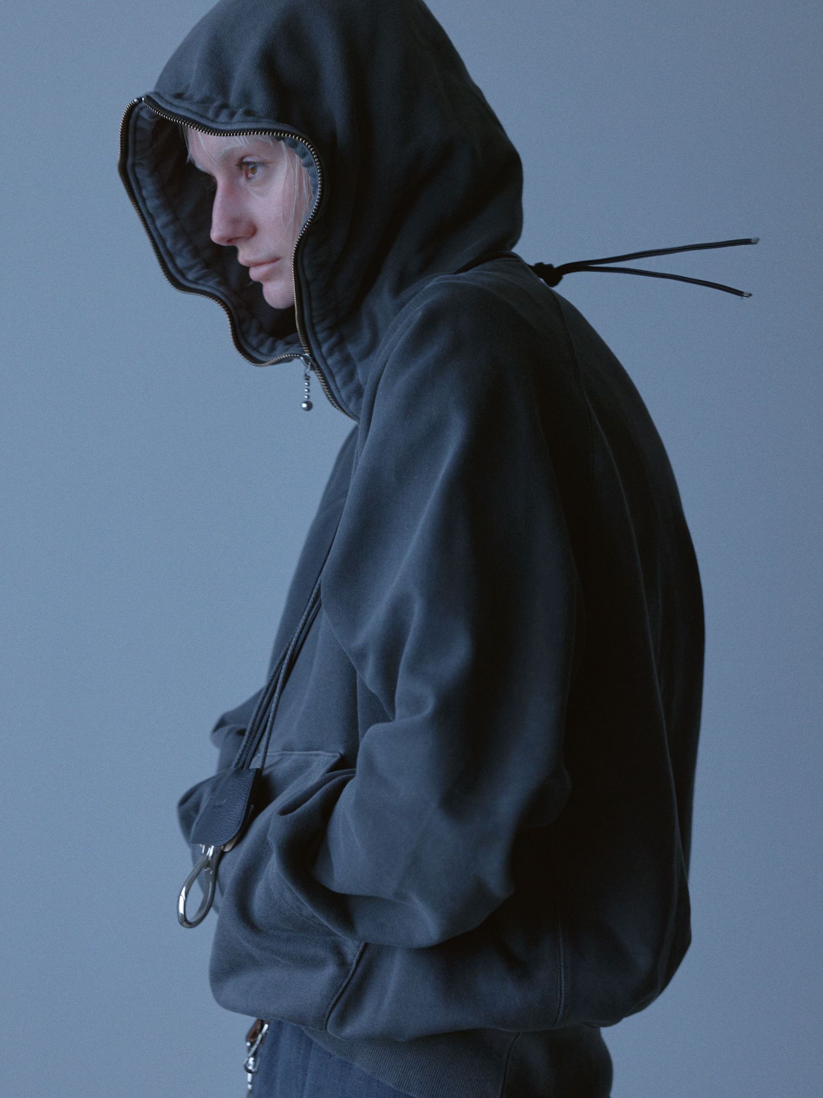 【入荷時期：2026年8-9月頃】Leather Cord Crochet / レザー コード クロシェット（Black）