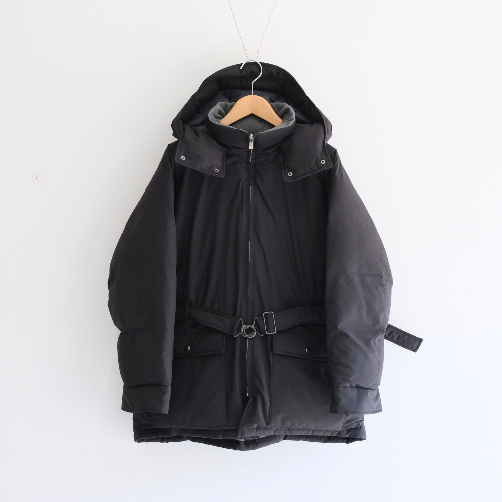 【残り1点】"KATAHDIN"  Water-repellent Down Half Coat（BLACK）