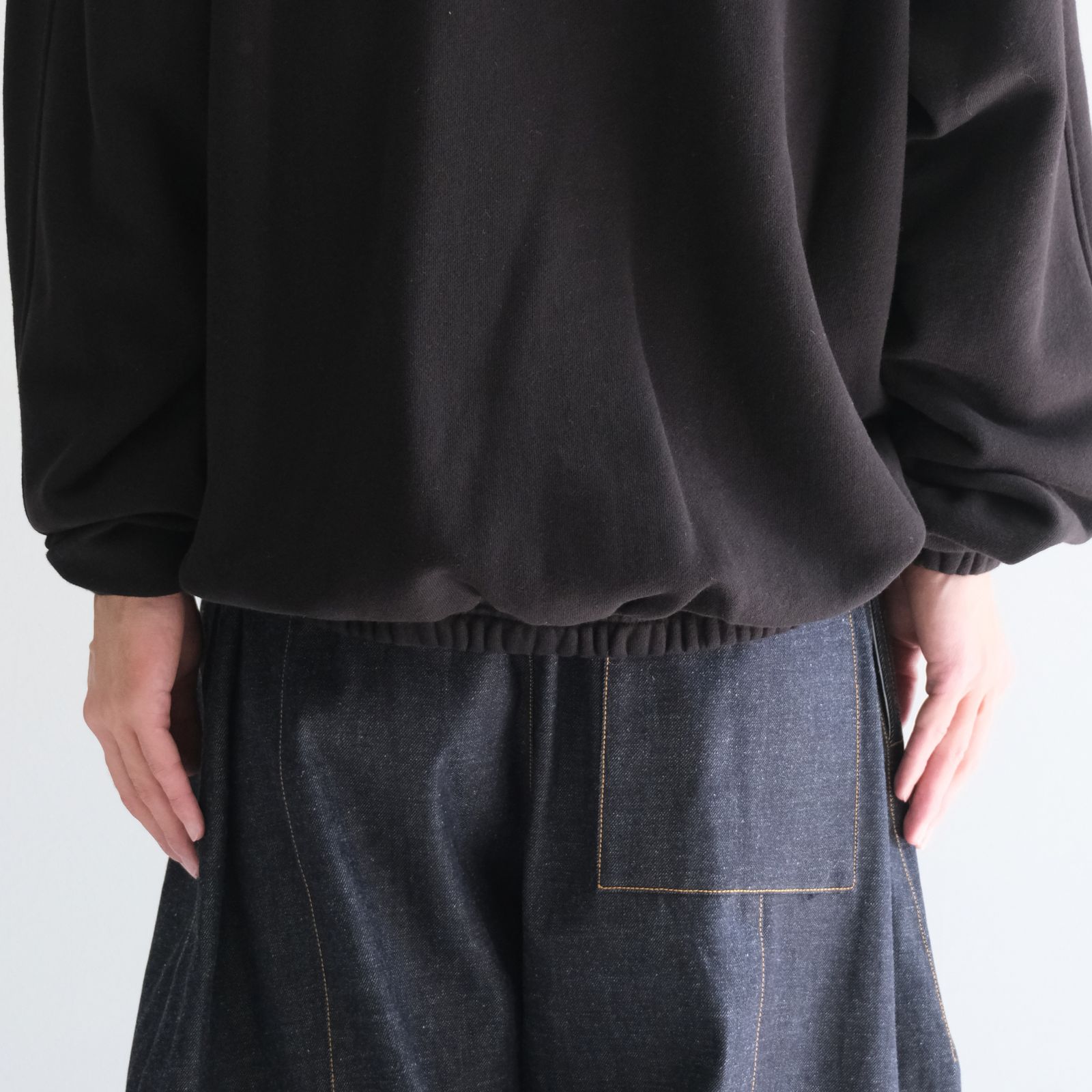 BAL / BIKE ATHLETIC LOOP WHEEL COTTON CREW / BAL × BIKE / アスレチック ループホイール コットンクルー（BLACK）