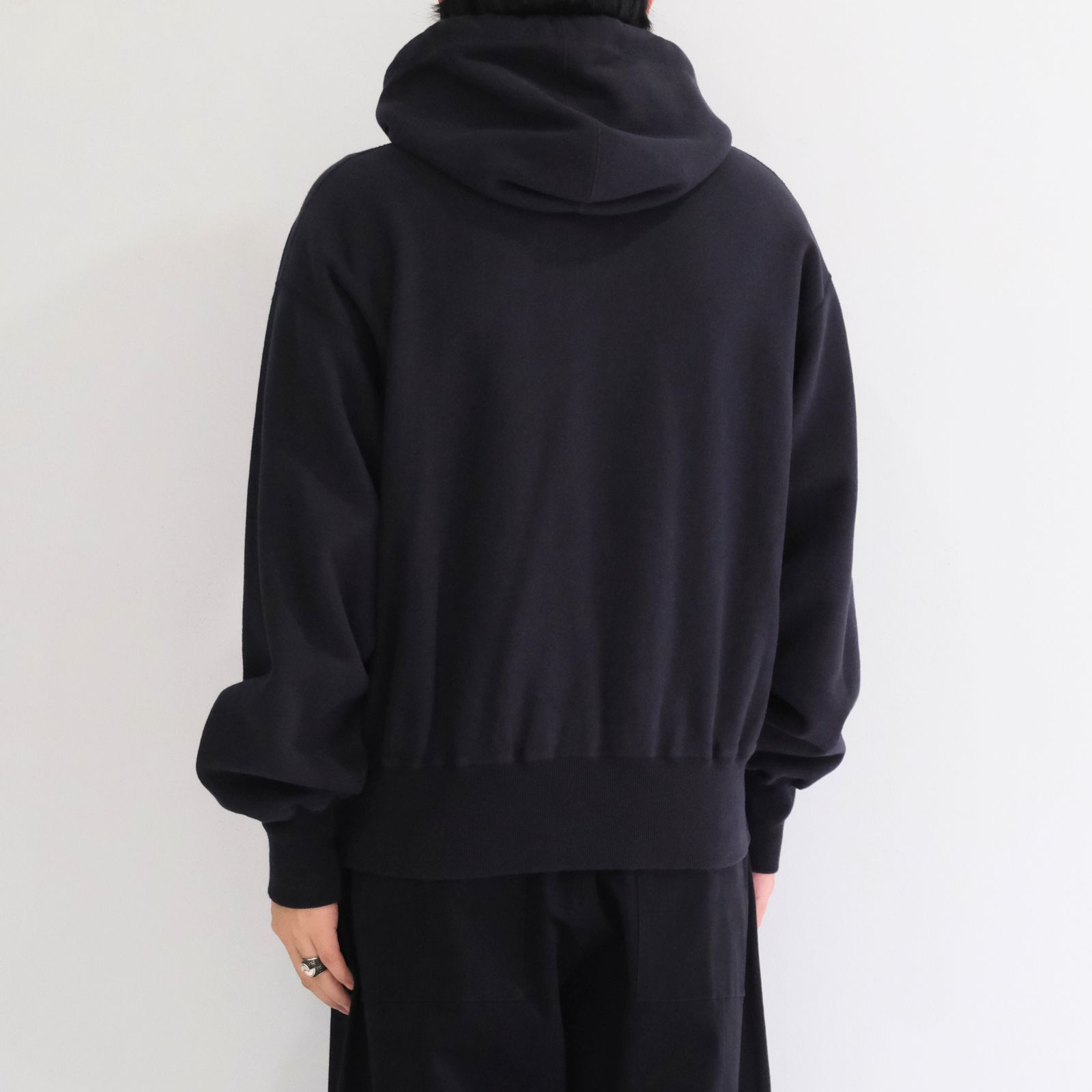 ZIP UP PARKA / ジップアップパーカー / BLACK