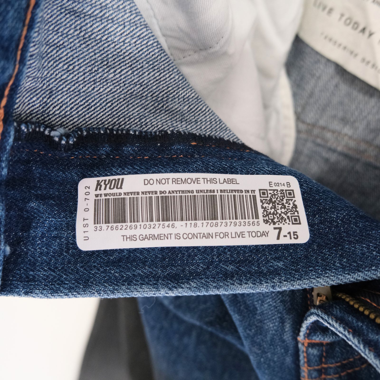 "JUDE Ⅱ"REPAIRED Half Oiled Coated Straight by 66 Selvedge Denim / パンツ / デニム / ワックスオイルド加工 / REPAIRED/OILED