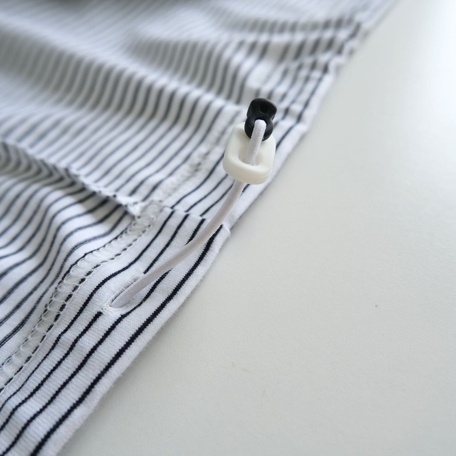 BALLOON BORDER SHORT SLEEVE T-SHIRT / Tシャツ / バルーン / ボーダー / WHITE × NAVY