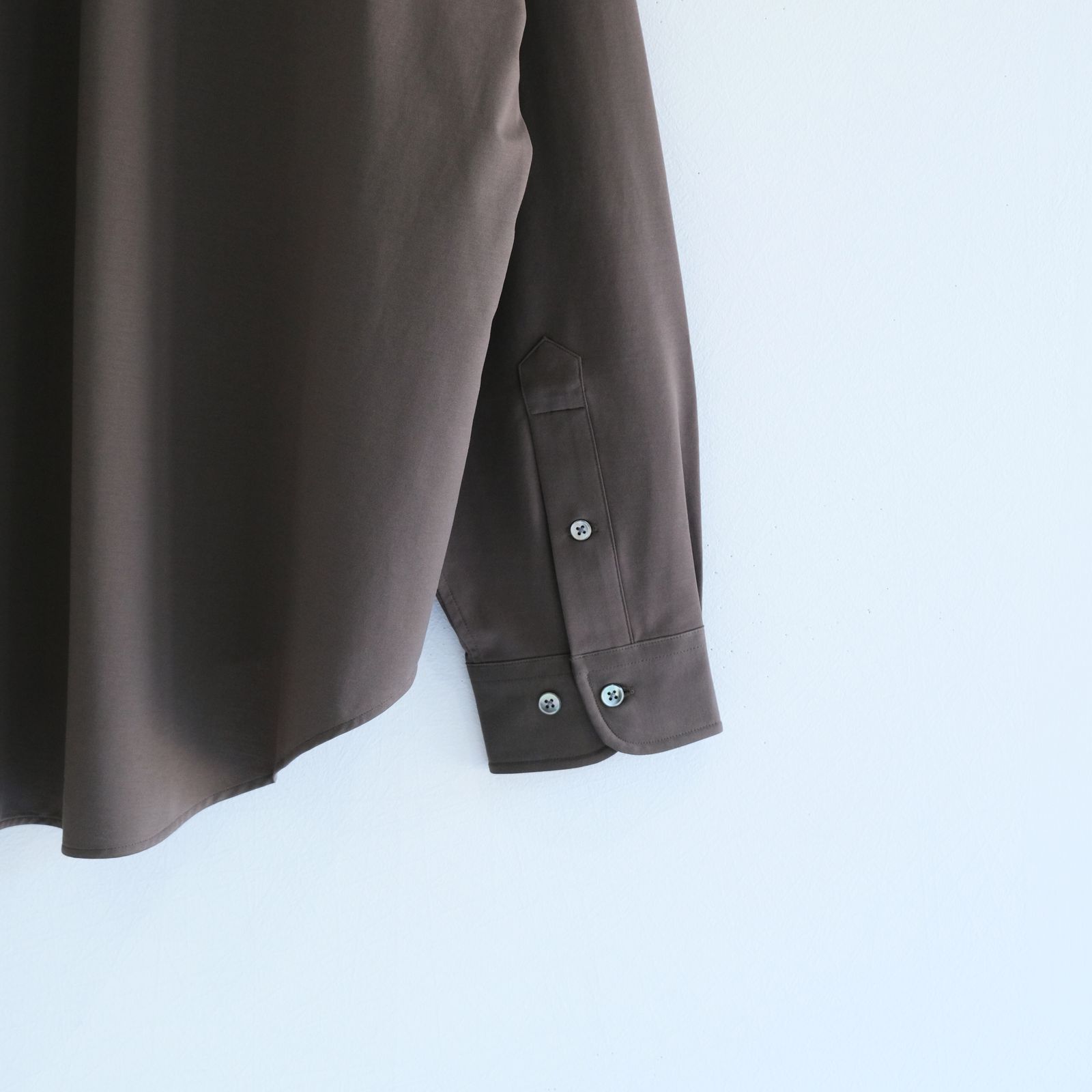 46G Atmosphere L/S Shirt / シャツ / BROWN（Half Timber Brown）
