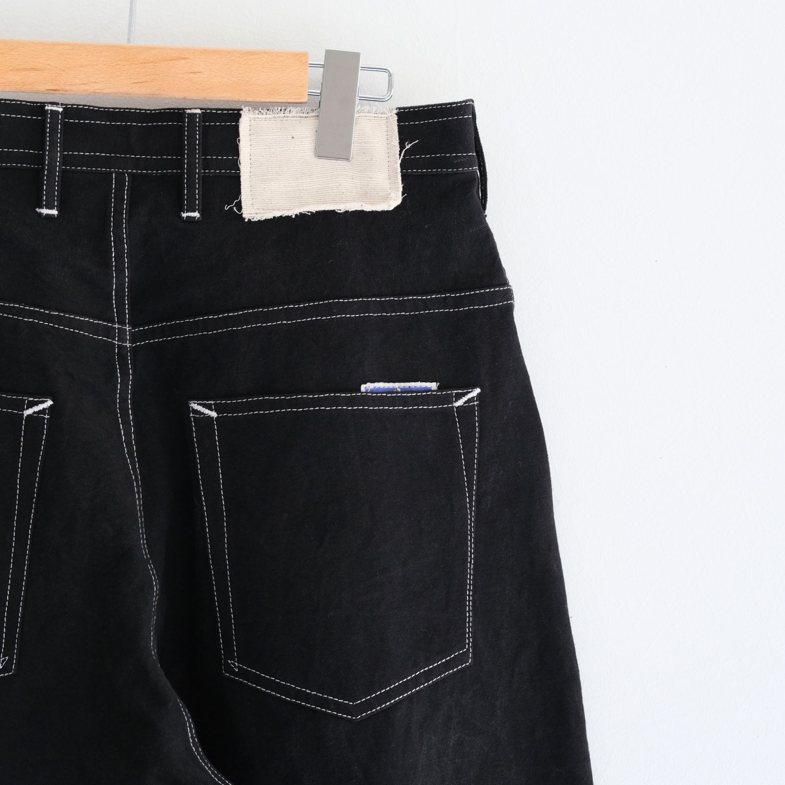 LUSH PANTS / パンツ / キャンバス地 / オーガニックコットン / BLACK
