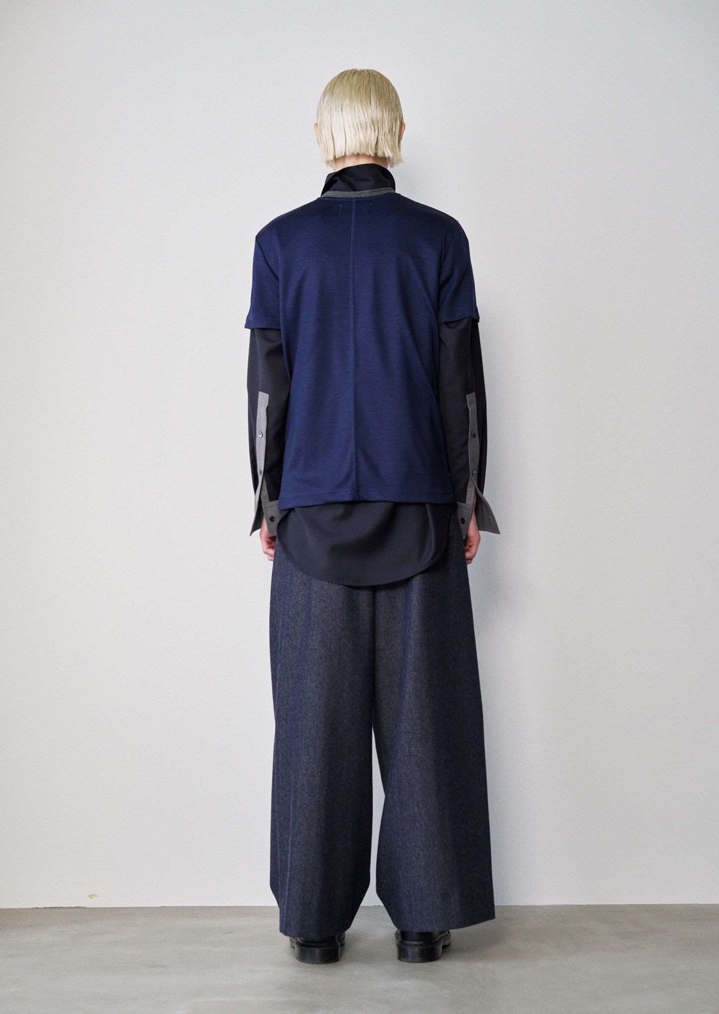 【入荷時期：2026年8-9月頃】Tucked Wide Trousers / タクト ワイド トラウザー（Indigo）