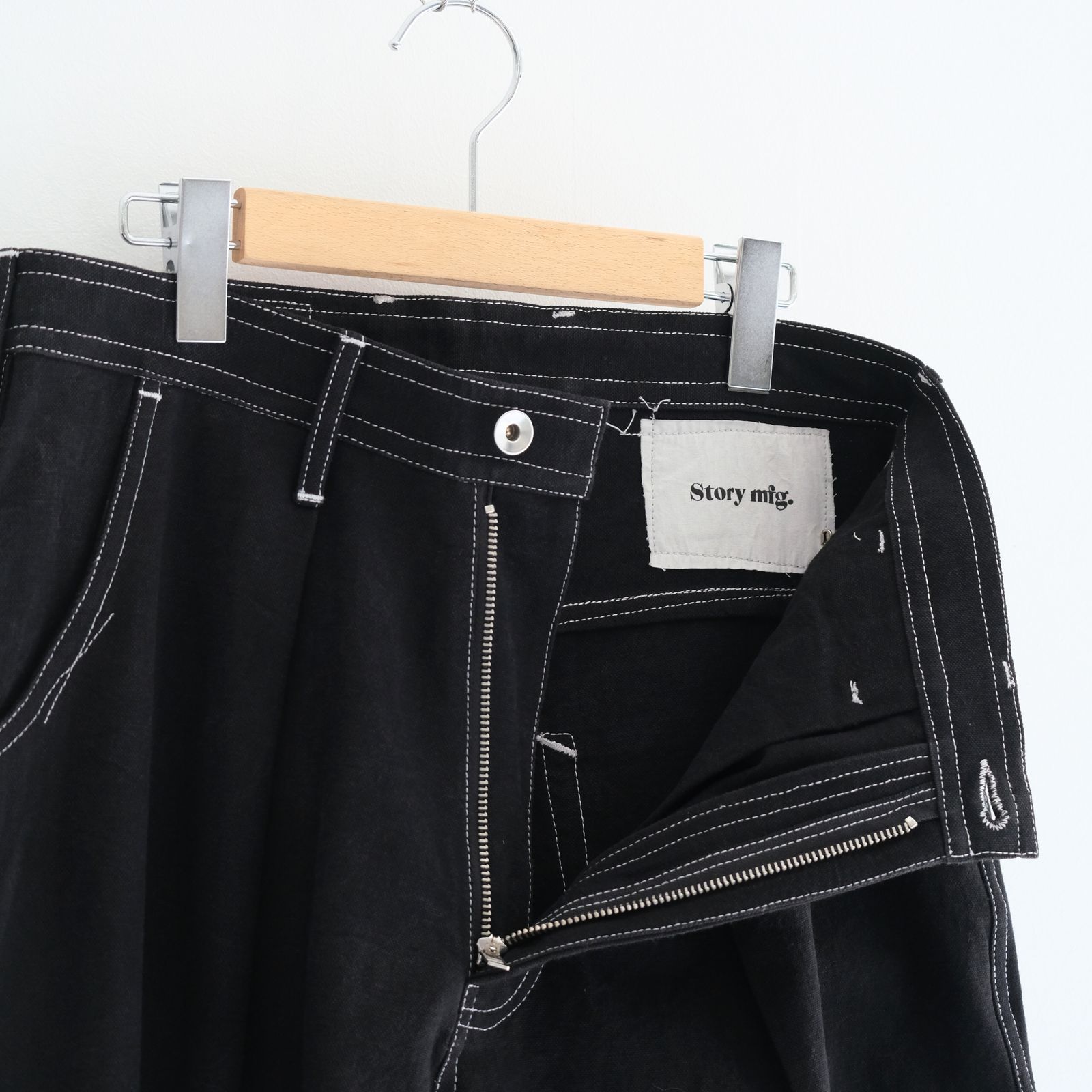LUSH PANTS / パンツ / キャンバス地 / オーガニックコットン / BLACK