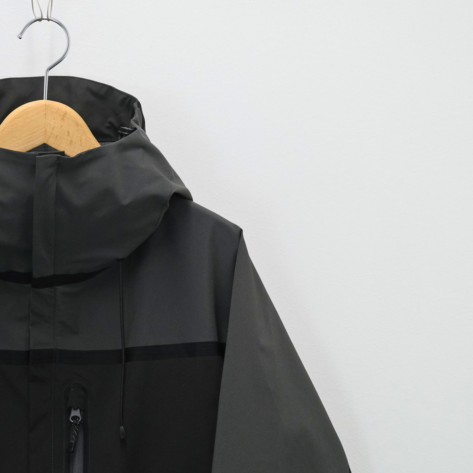 TAPED SEAM WATER PROOF JACKET / シェルジャケット / ブラック