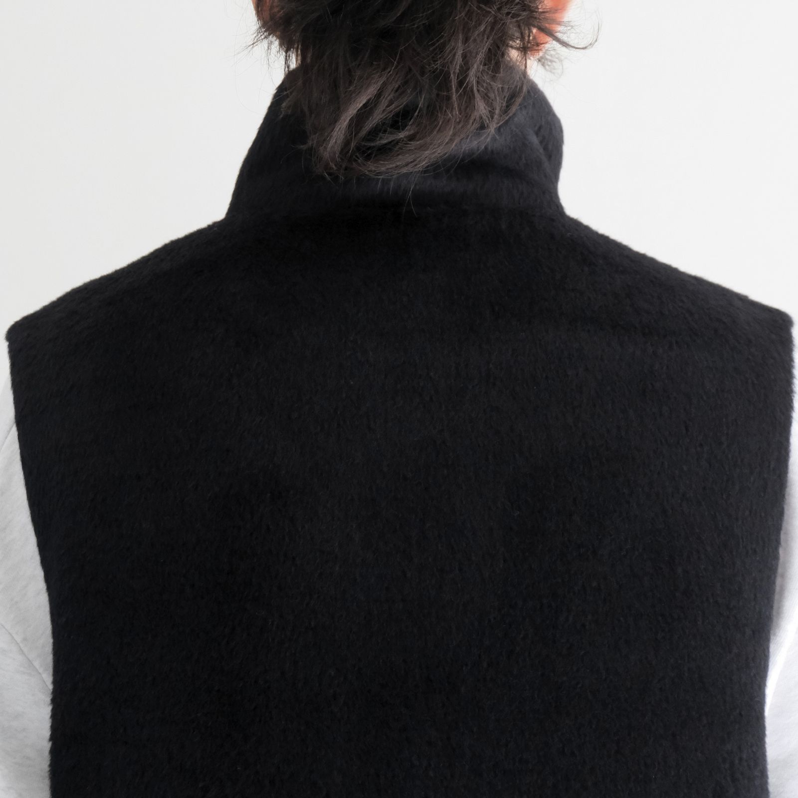 【残り1点】MERELY SURI ALPACA INUIT FUR VEST（BLACK MINK）