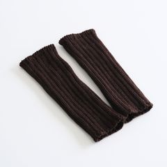GLOVES FINGERLESS / 手袋 / フィンガーレス / PUREWOOL / DUNKELBRAUN / ブラウン