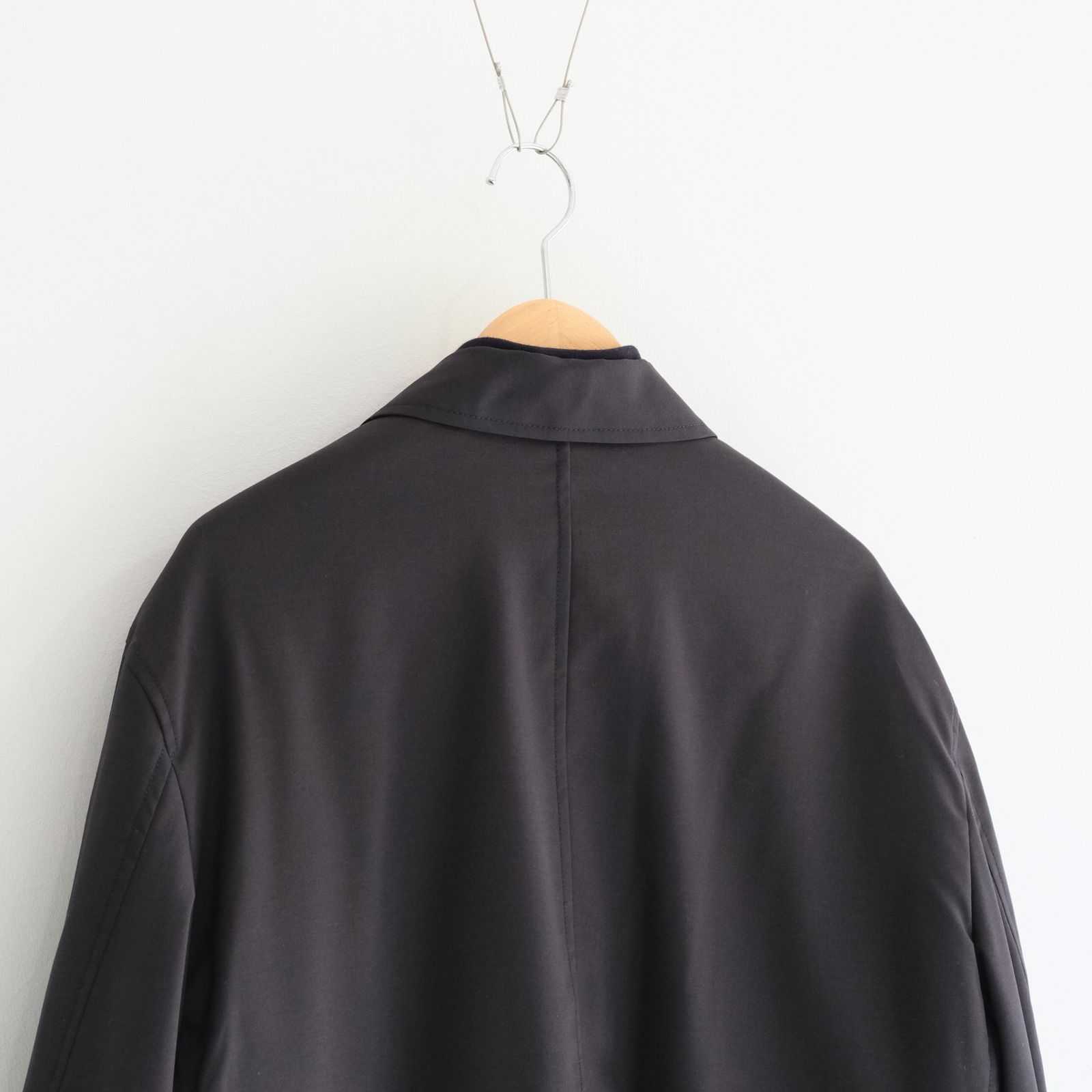 REVERSIBLE BLOUSON ‐Wool /Cotton slub Buffalo check‐ / ジャケット / ブルゾン / リバーシブル / プリマロフト / Navy・Blue