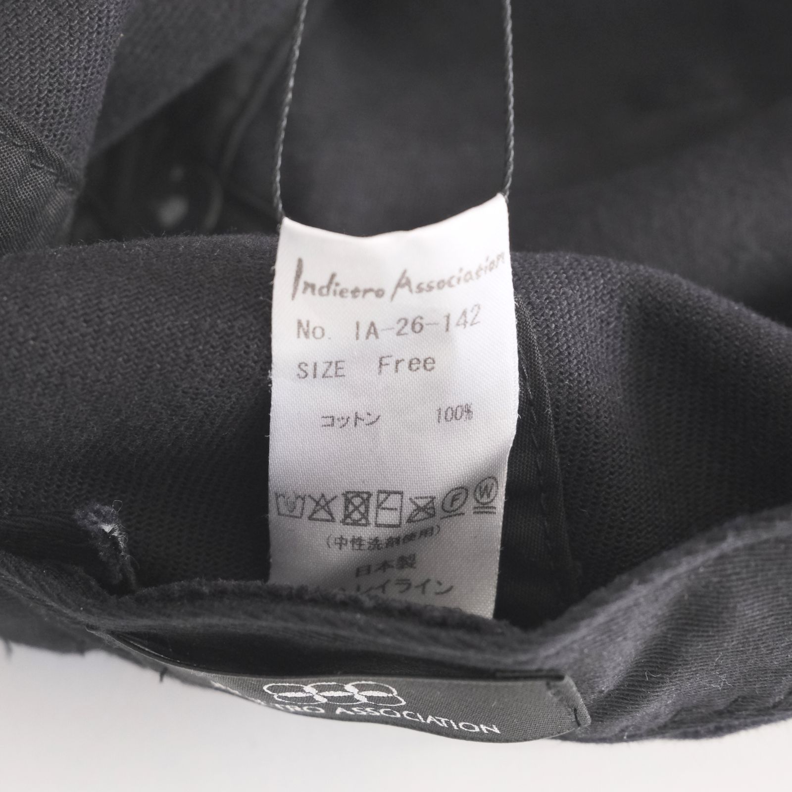 Logo Cap / キャップ / コットンツイル生地 / Black