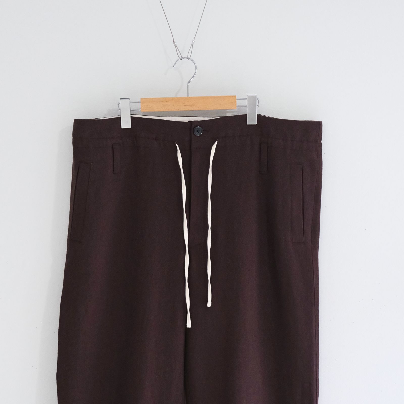 WIDE STRING PANTS / パンツ / CHOCOLATE