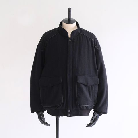 【残り1点】WOOL RACING BLOUSON（BLACK）