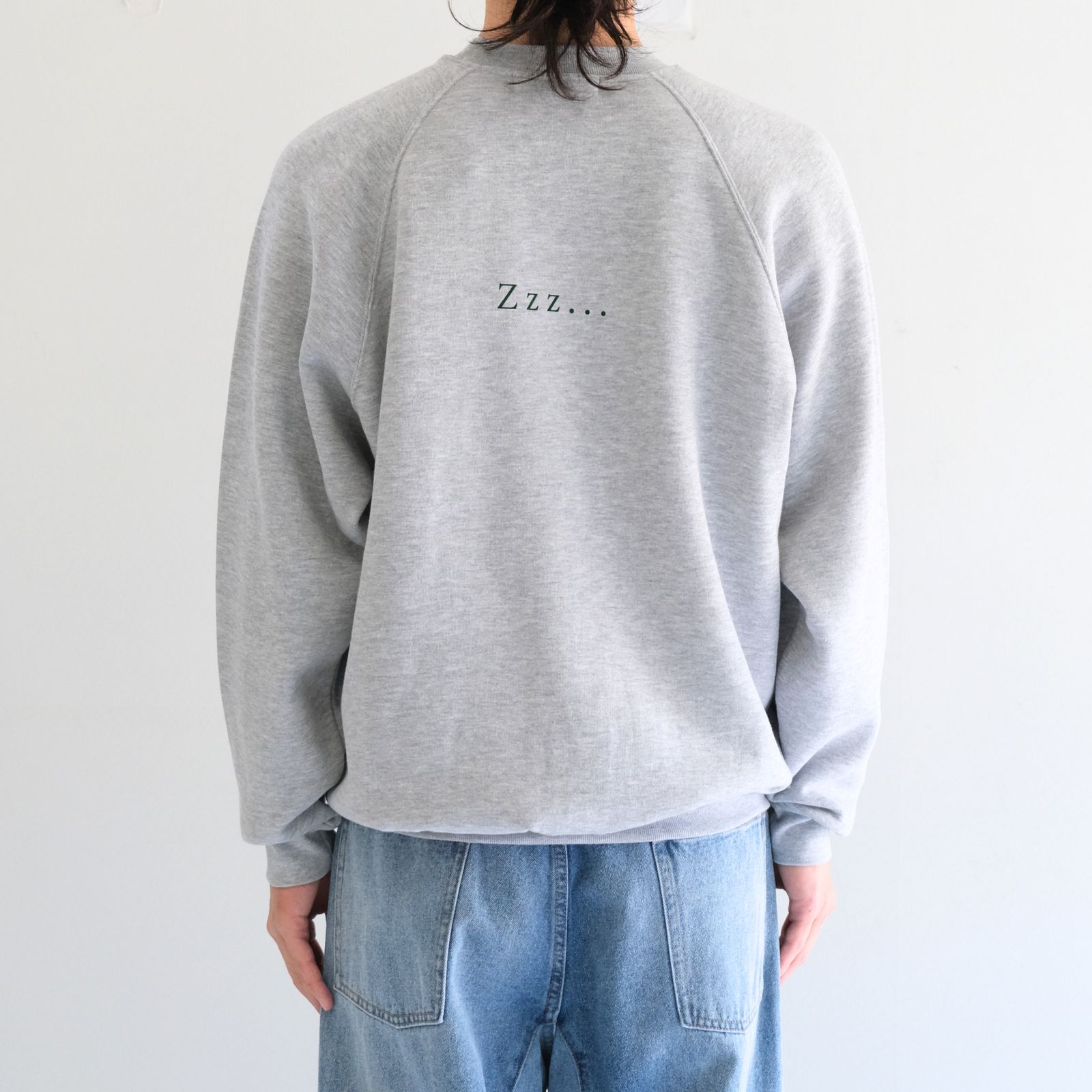 Zzz... Sweat / リラックスラグランスウェット（GRAY）