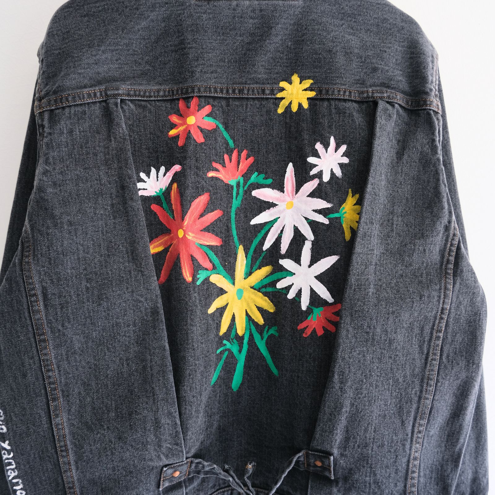"ROEBUCK" Type-50s Hand Painted Jacket feat. MIO YAMAMOTO / 「ROEBUCK」タイプ50s ハンドペイントジャケット feat. ミオ ヤマモト（BLACK）