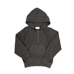 【入荷時期：2026年8-9月頃】Processed Half-Zip Sweat Hoodie / プロウセスト ハーフジップ スウェット フーディー（Gray）