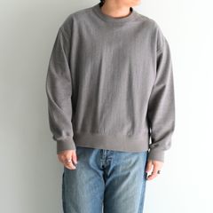 FADED SILKY TERRY RW SWEAT SHIRT / スウェット / HEATHER ASH
