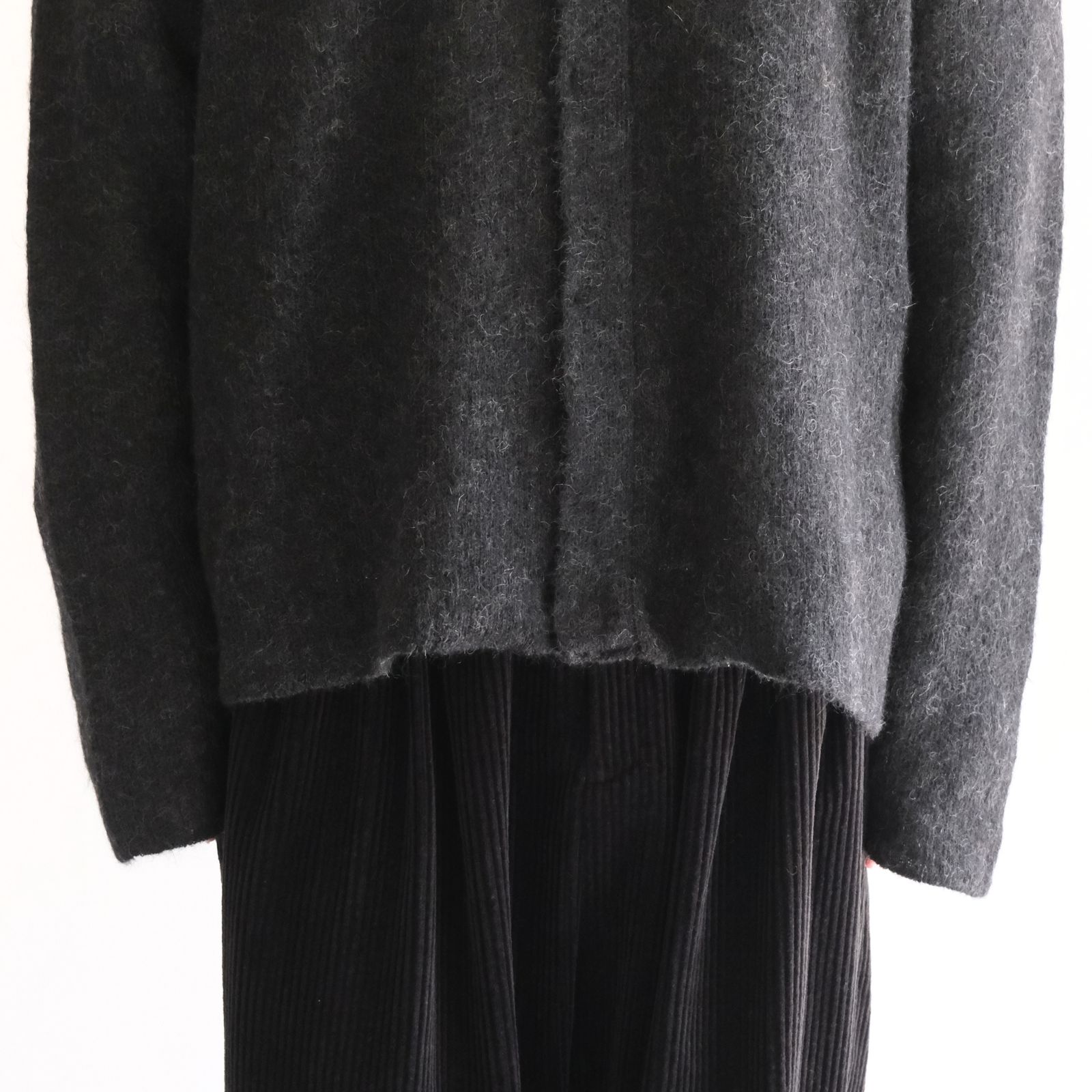 【残り1点】Kid Mohair Knit Shirts（Black）