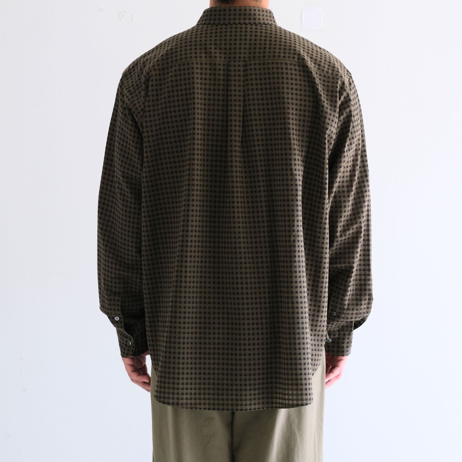 36G Atomoshere Check Shirt / シャツ / GREEN(Sterling Green)