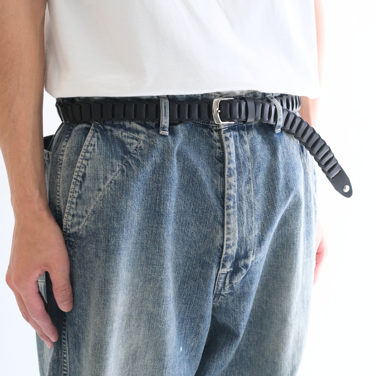 【残り1点】CATERPILLAR BELT（BLACK）