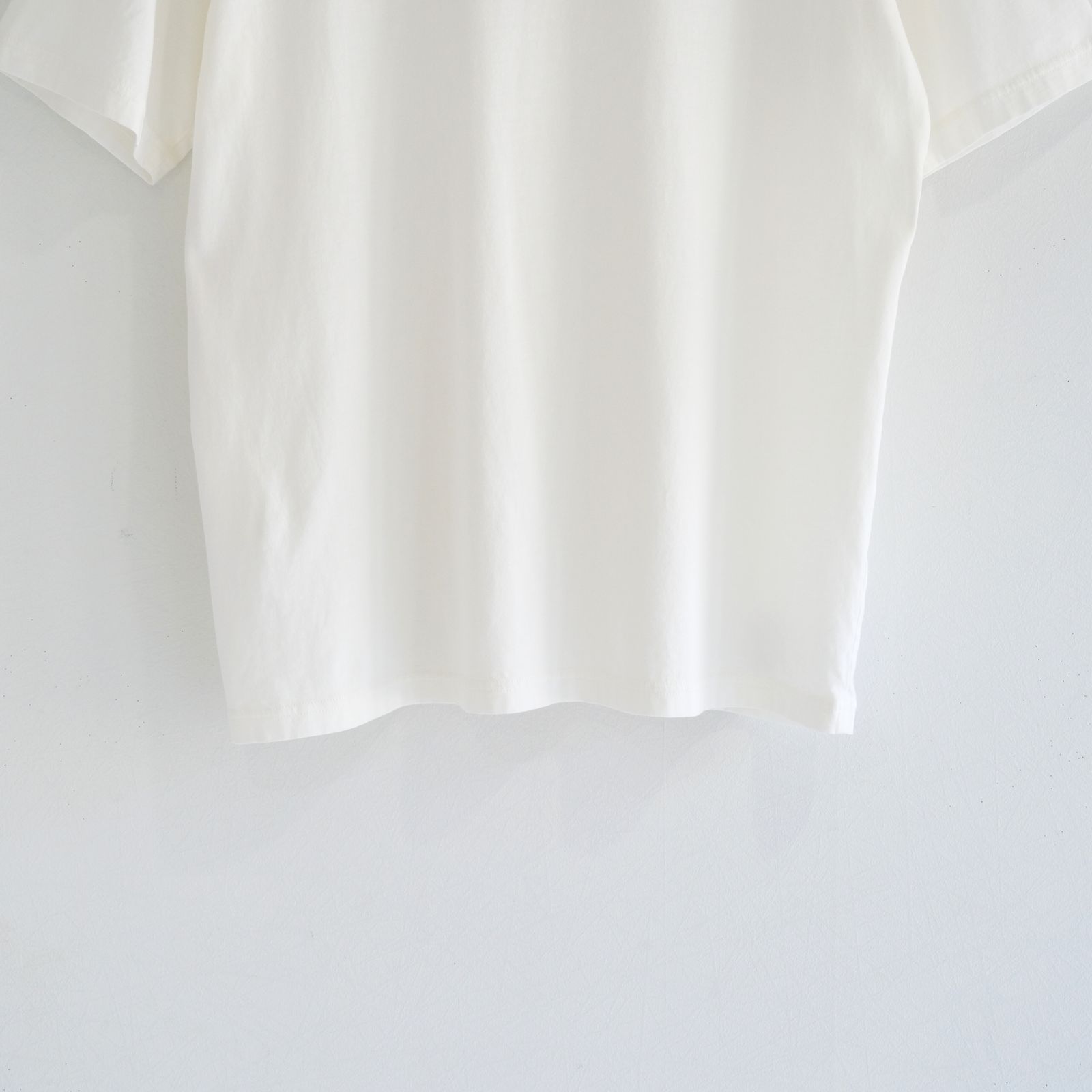 T-shirt / Tシャツ / 天然ピマコットン / WHITE