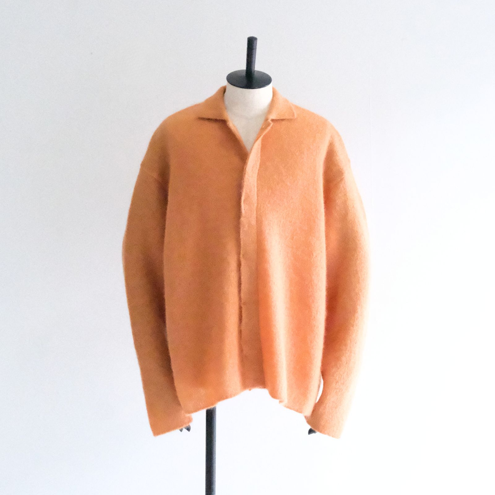 【残り1点】Kid Mohair Knit Shirts（Orange）