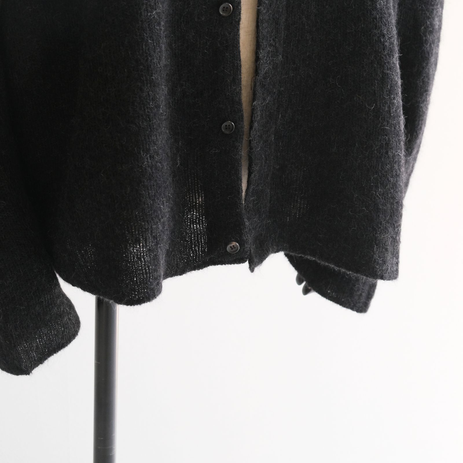 【残り1点】Kid Mohair Knit Shirts（Black）
