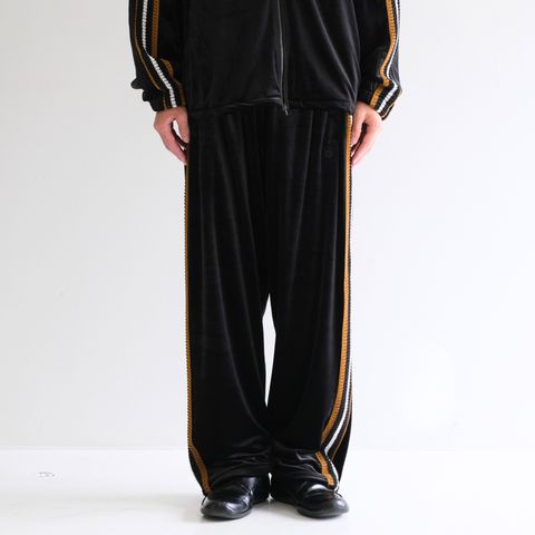 【残り1点】VELOUR TRACK PANT（BLACK）