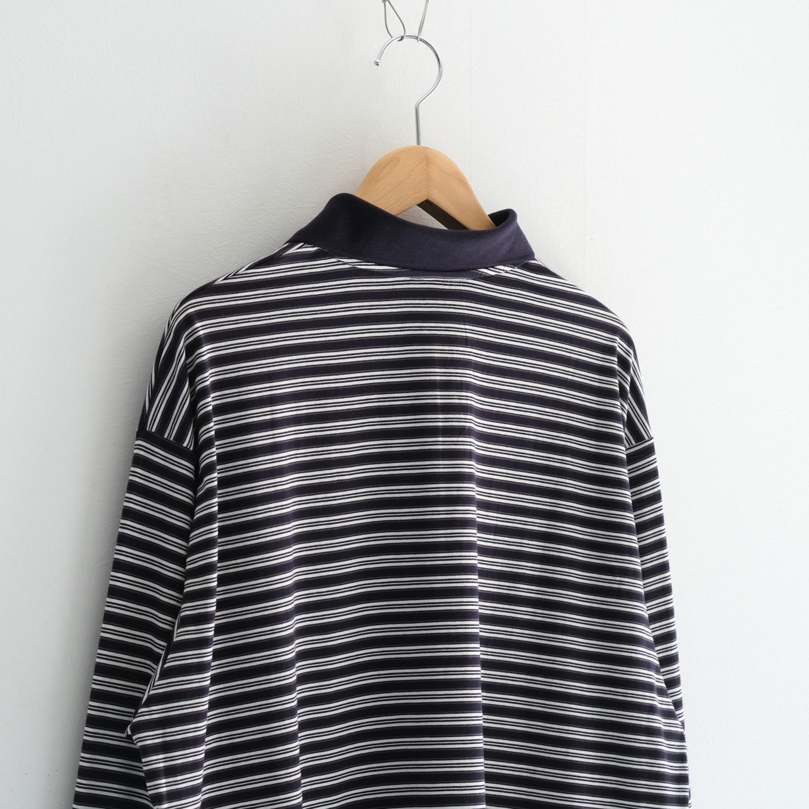 Brief Stripe Rugby TEE / ブリーフストライプラグビーTシャツ（NAVY）