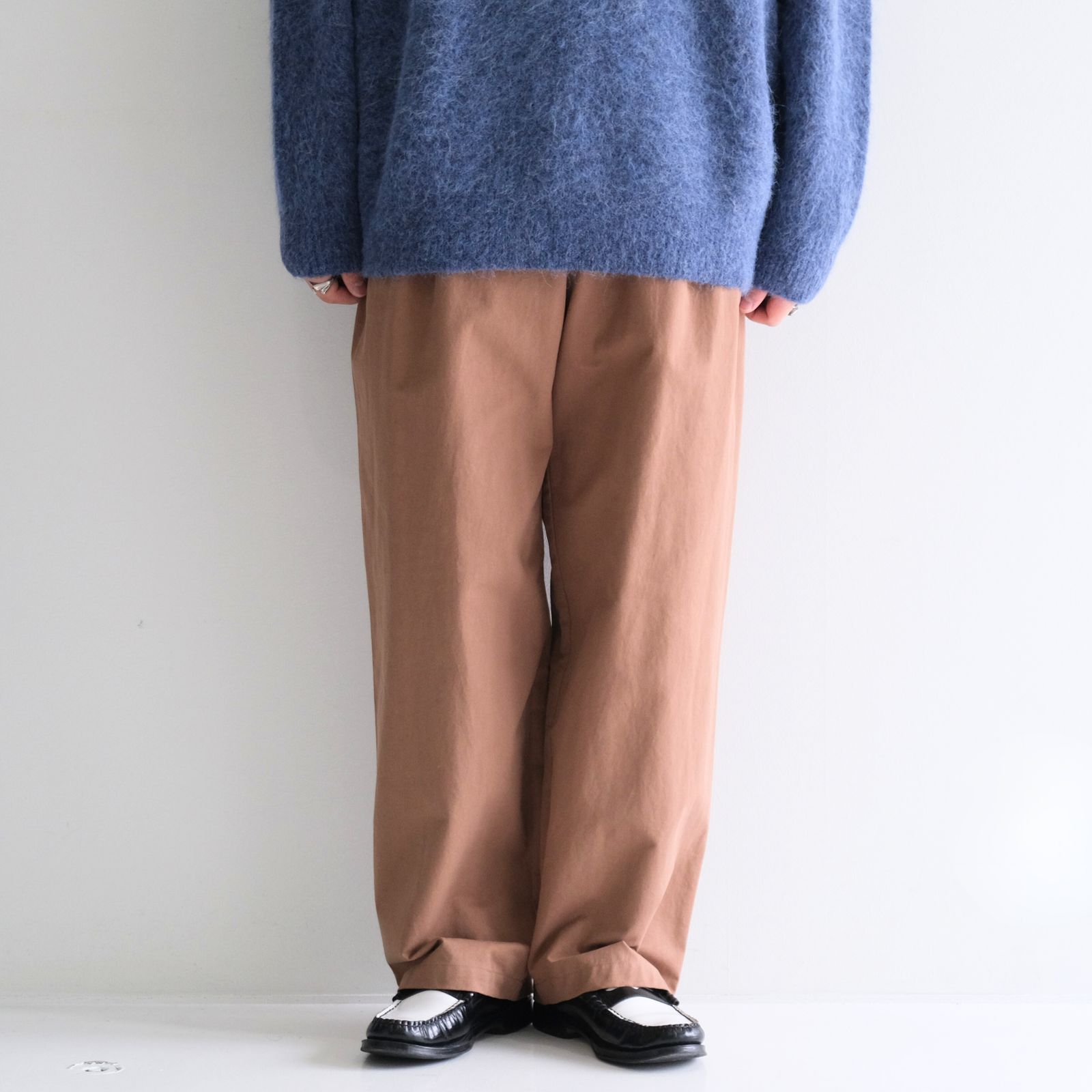 Logic Pleat Pant / ロジックプリーツパンツ（Clay）
