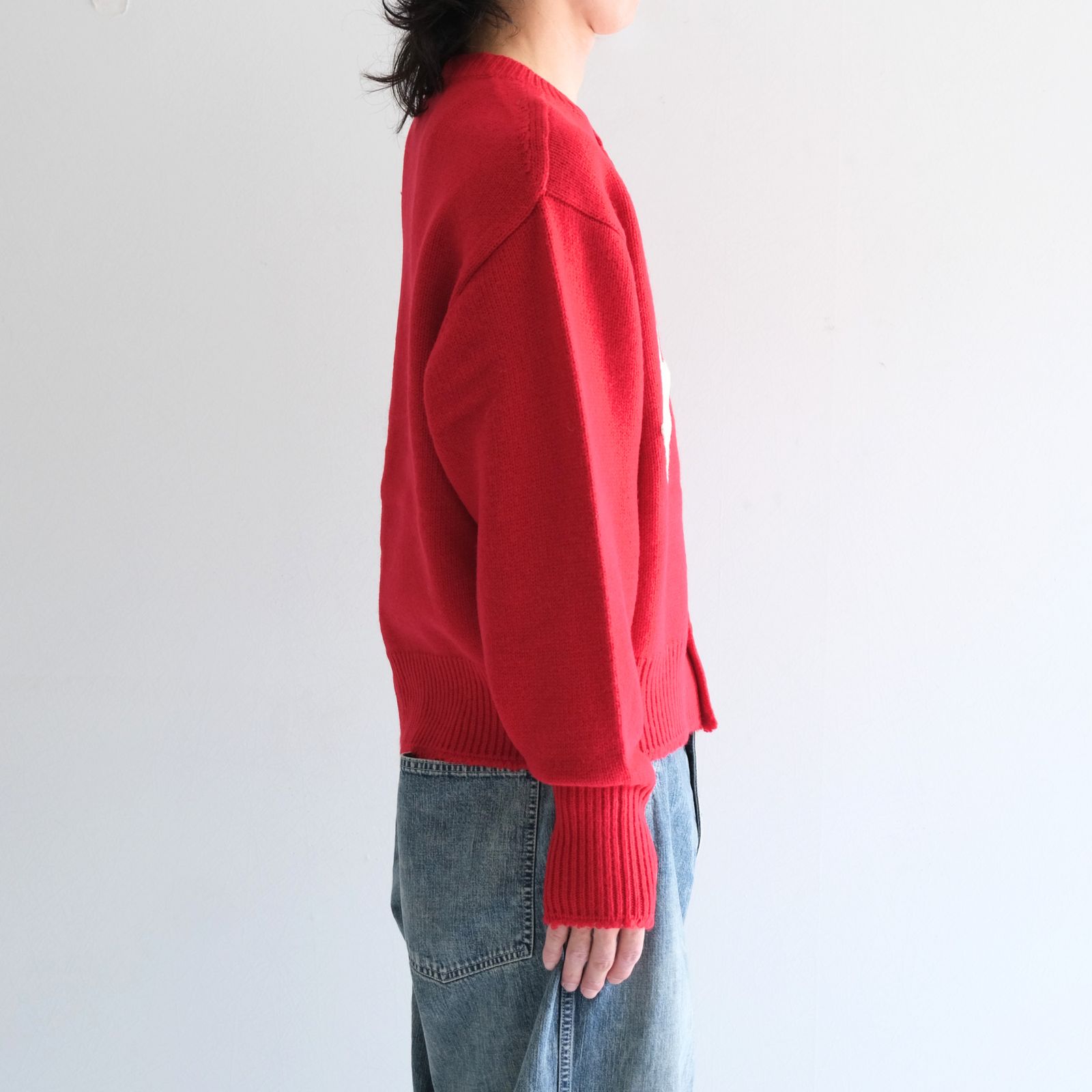 【残り1点】THE BIRD CARDIGAN（RED）