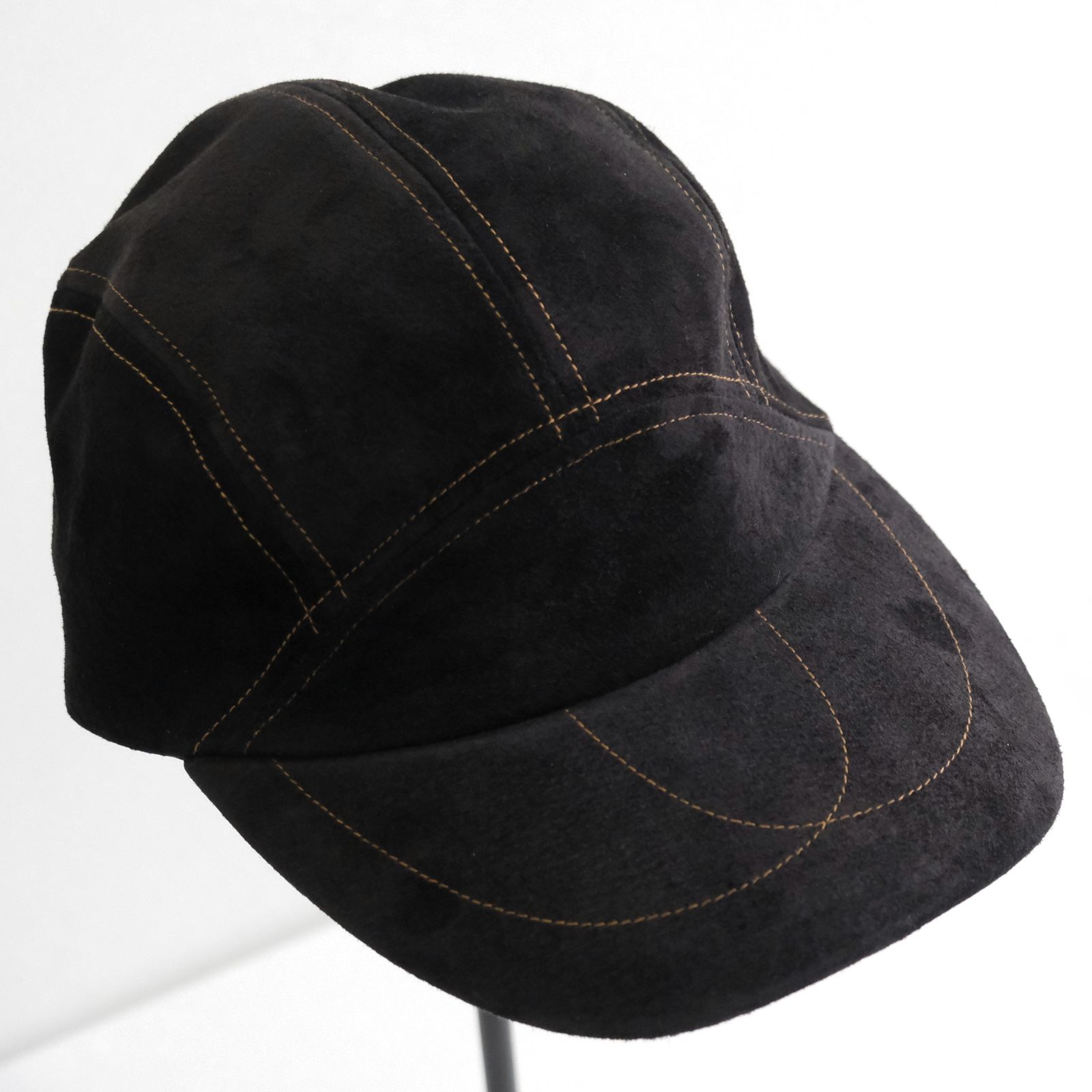 【残り1点】Leather Jet Cap（Black）