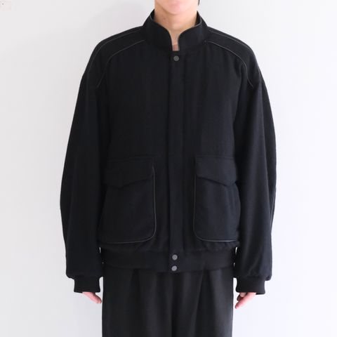 【残り1点】WOOL RACING BLOUSON（BLACK）