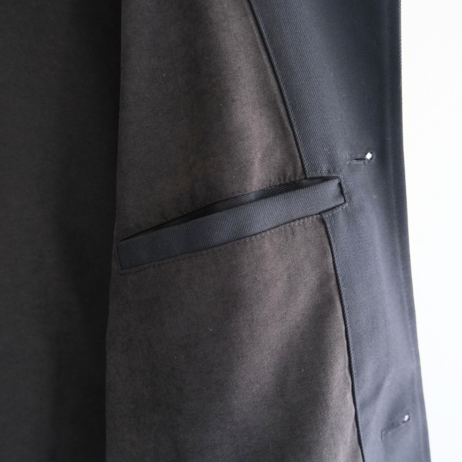 【残り1点】MESH WOOLEN RAGLAN BLOUSON（LIBERTY NAVY）
