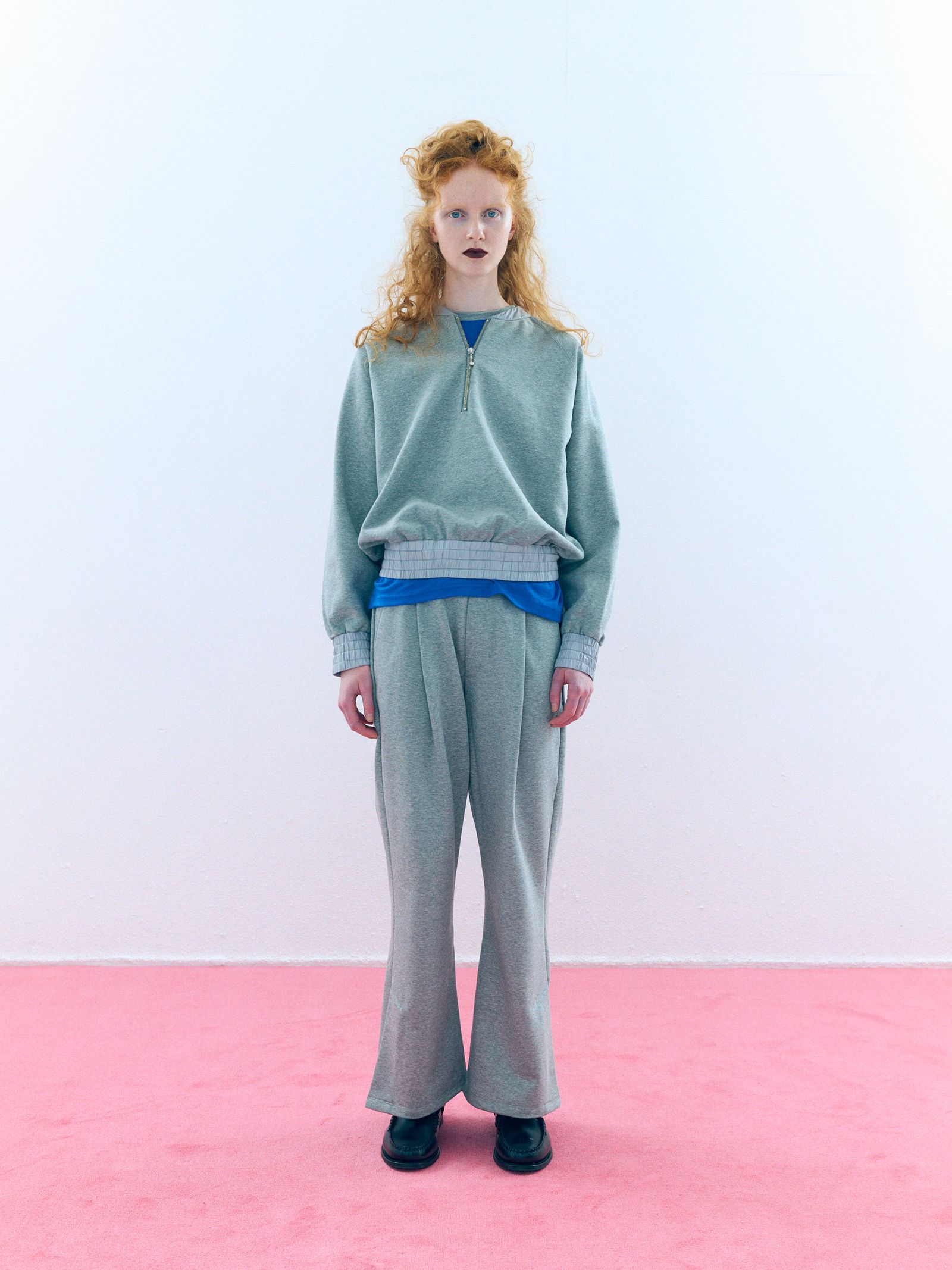 Half-Zip Sweatshirt（Khaki）