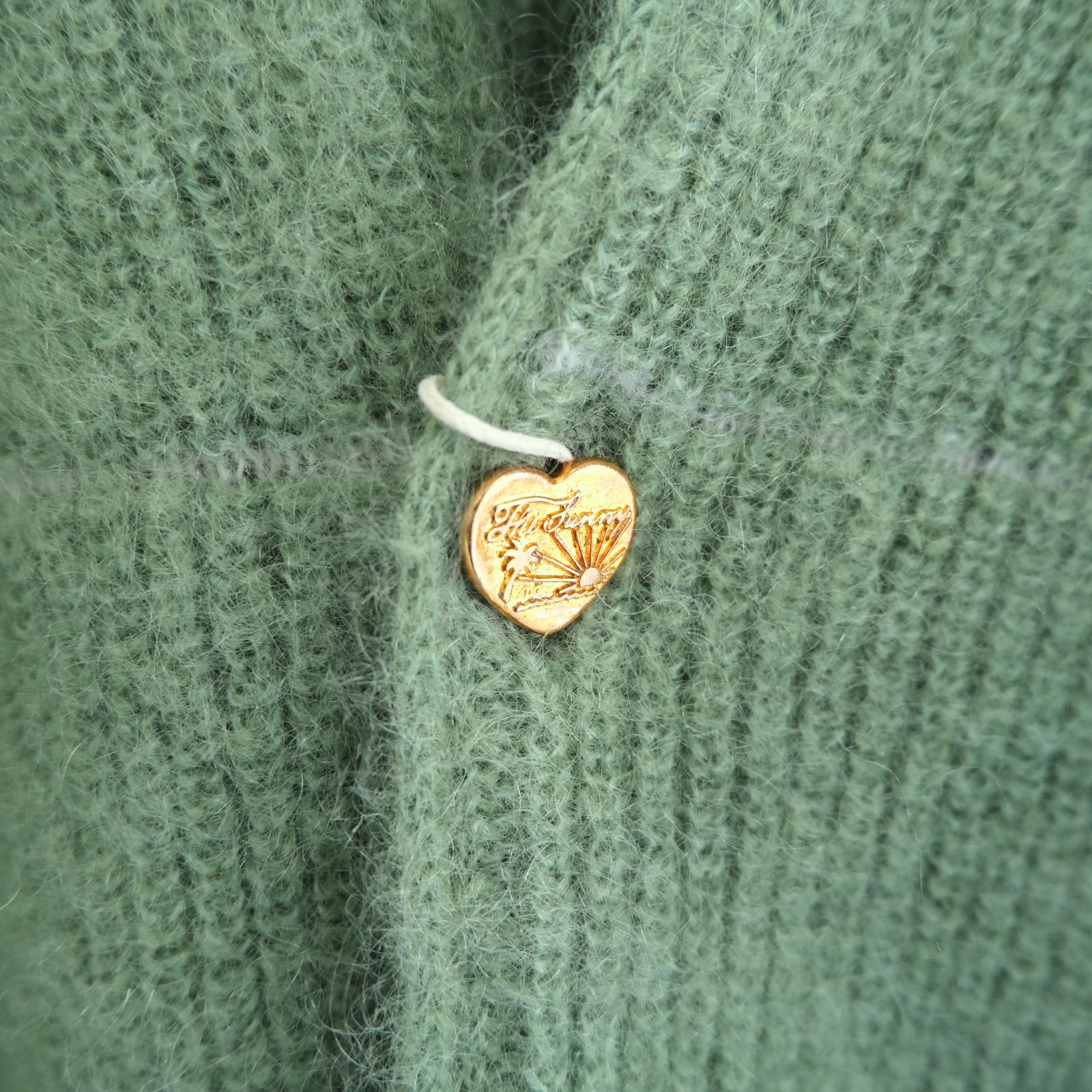 MOHAIR BOARDER CARDIGAN（GREEN）