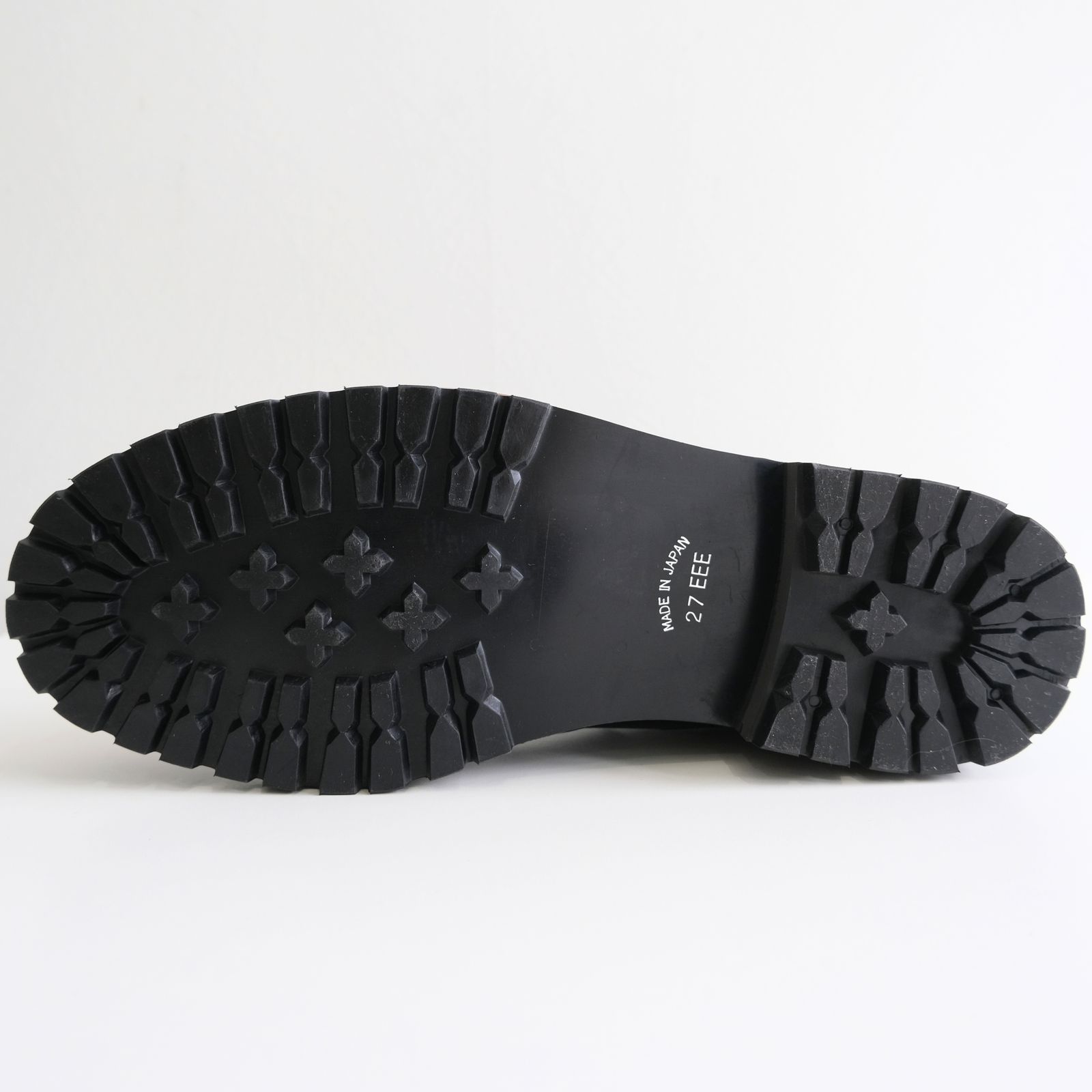 "HUNTER" Embroidered Front-zip Hunting Boots by HARUTA（BLACK）
